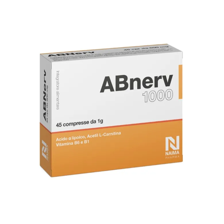 Abnerv 1000 per Benessere Sistema Nervoso 45 Compresse