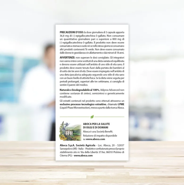 Aboca Adiprox Advanced 2 confezioni per Controllo Peso 100 capsule