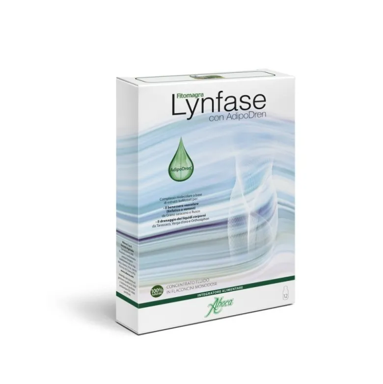 Aboca Fitomagra Lynfase Concentrato Fluido 12 Flaconcini
