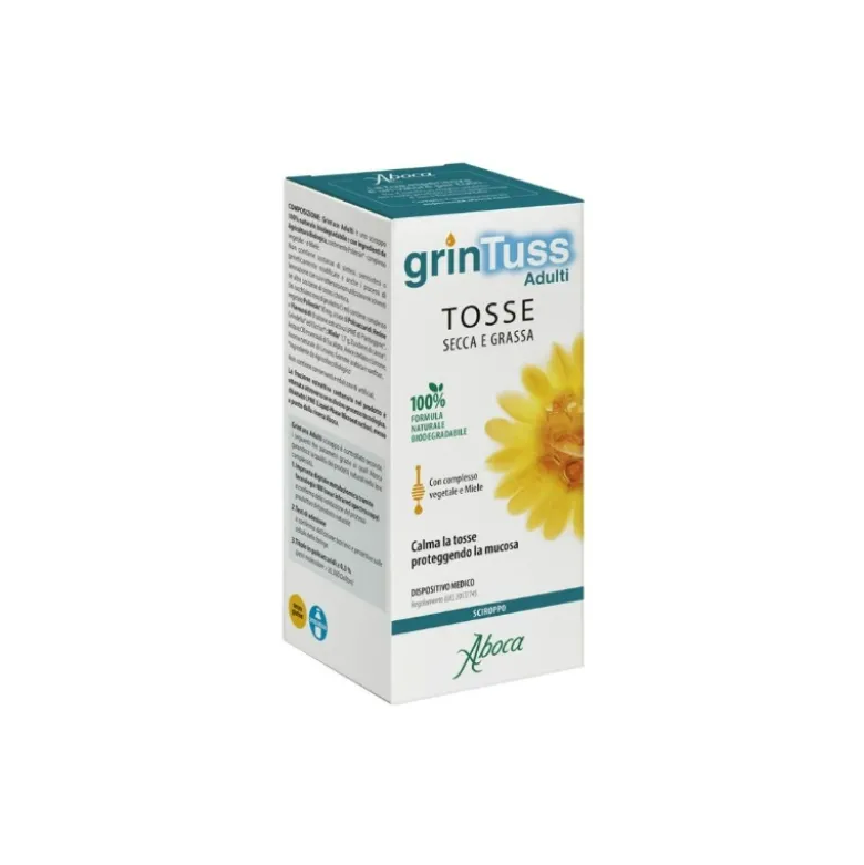 Aboca Grintuss Sciroppo Adulti per la Tosse 180gr