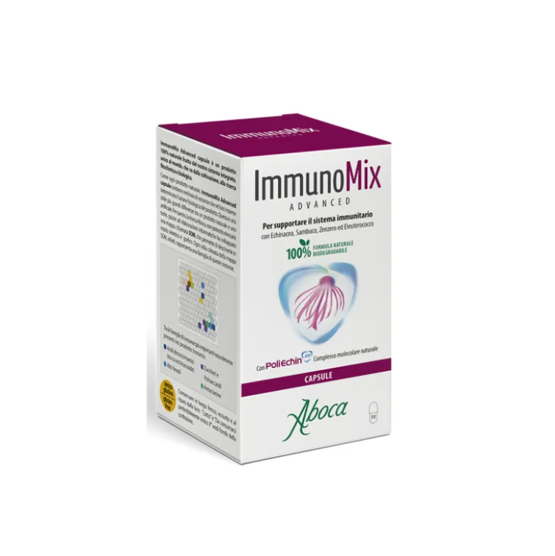 Aboca Immunomix Advanced Integratore per le Difese Immunitarie 50 Capsule