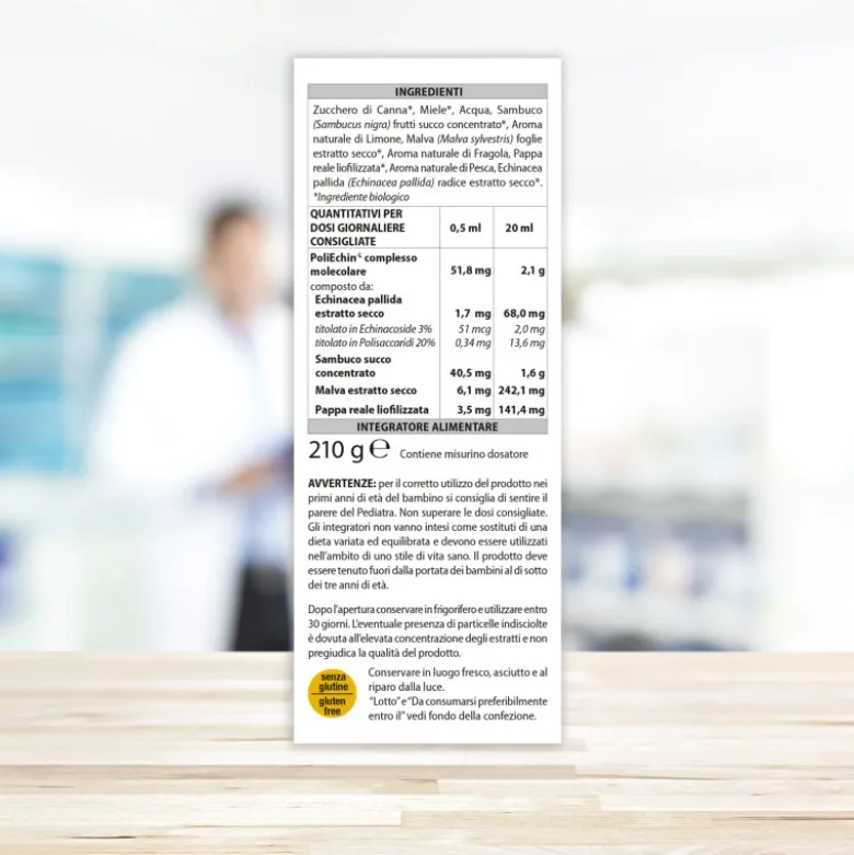 Aboca Immunomix Advanced Integratore per le Difese Immunitarie Sciroppo 210g