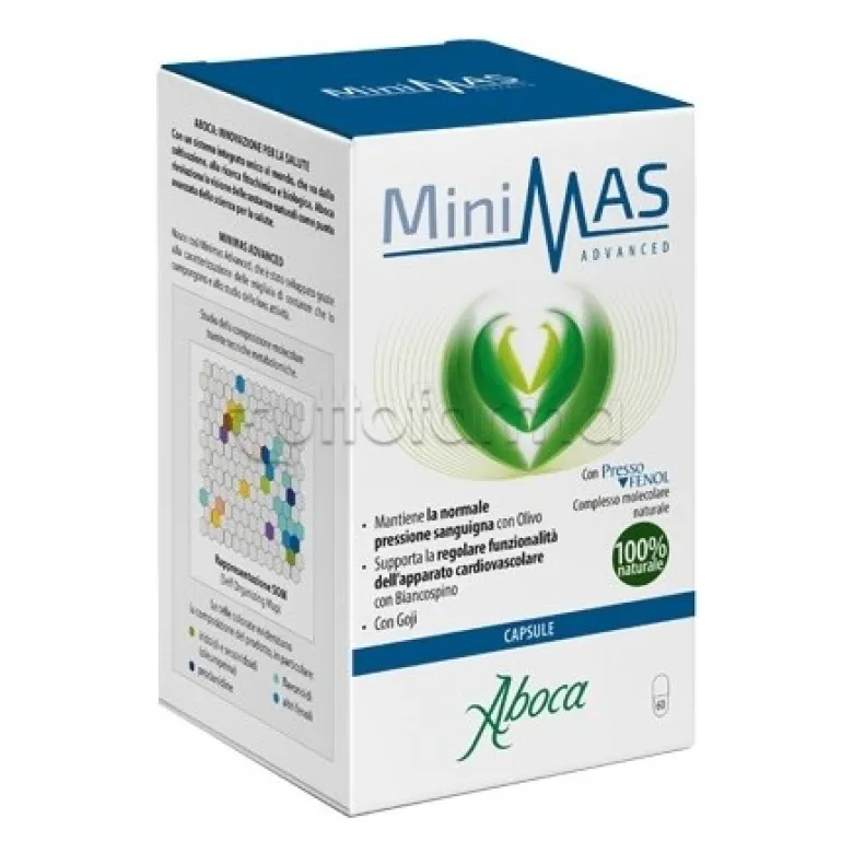 Aboca Minimas Advanced Integratore Per Pressione Arteriosa 60 Opercoli