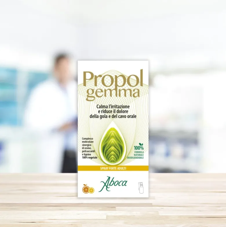 Aboca PropolGemma Spray Forte per Mal di Gola 30ml