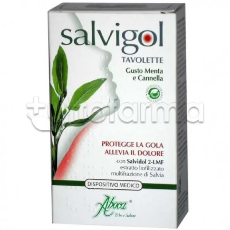 Aboca Salvigol Bio Menta e Cannella 30 Tavolette