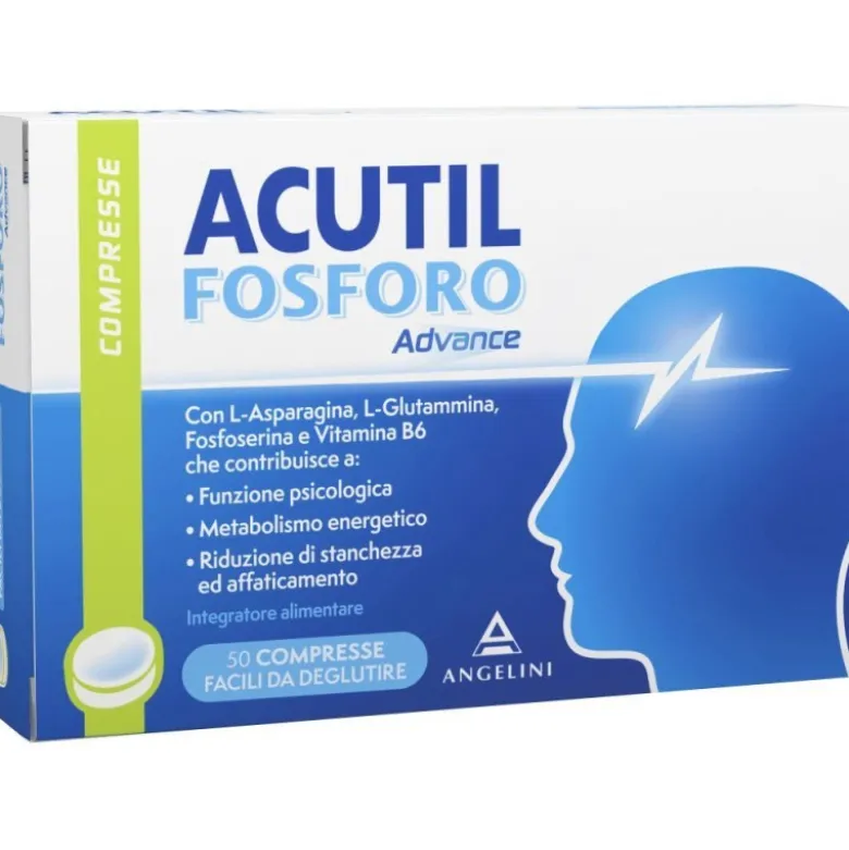 Acutil Fosforo Advance Integratore Concentrazione e Memoria 50 Compresse
