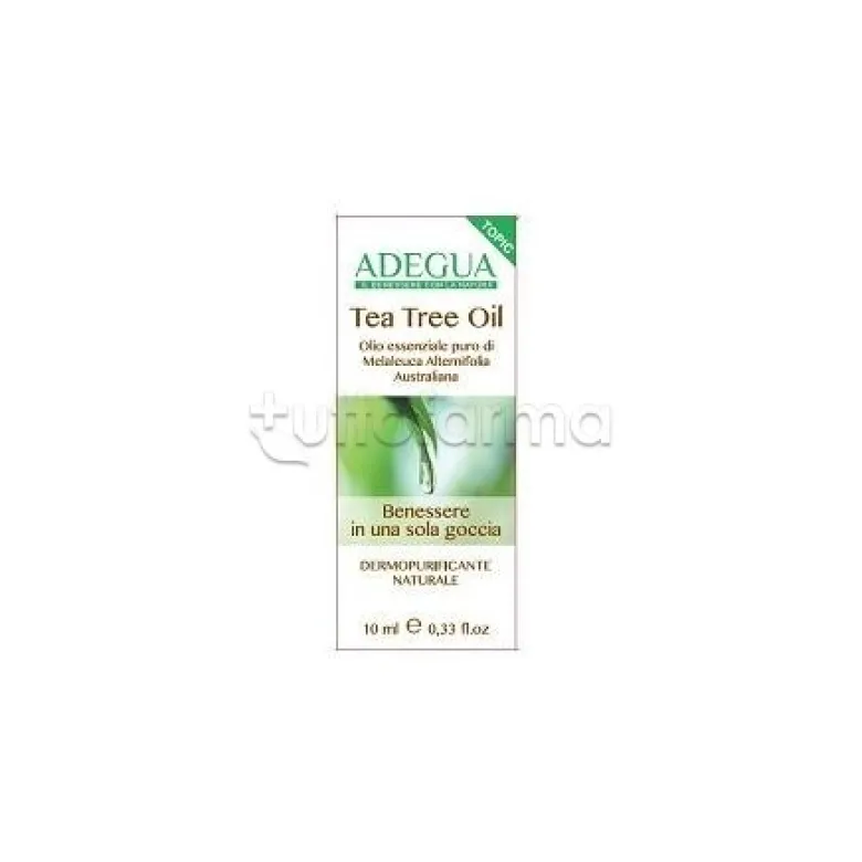 Adegua Tea Tree Oil per Cura della Pelle 10 ml