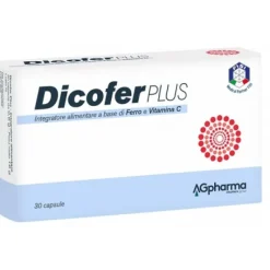 AG Pharma Dicofer Plus Integratore per Stanchezza e Affaticamento 30 Capsule