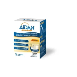 Aidan Protein Plus Vaniglia per Massa Muscolare 7 Bustine da 30 g