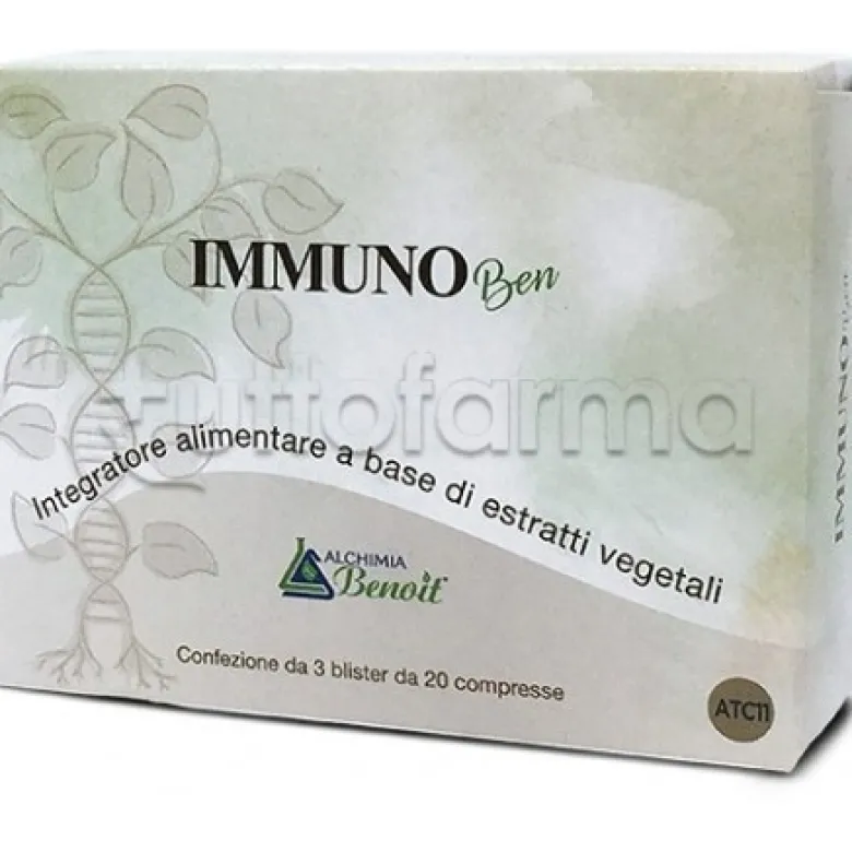 Alchimia Benoit Immuno Ben Integratore per Difese Immunitarie 60 Compresse