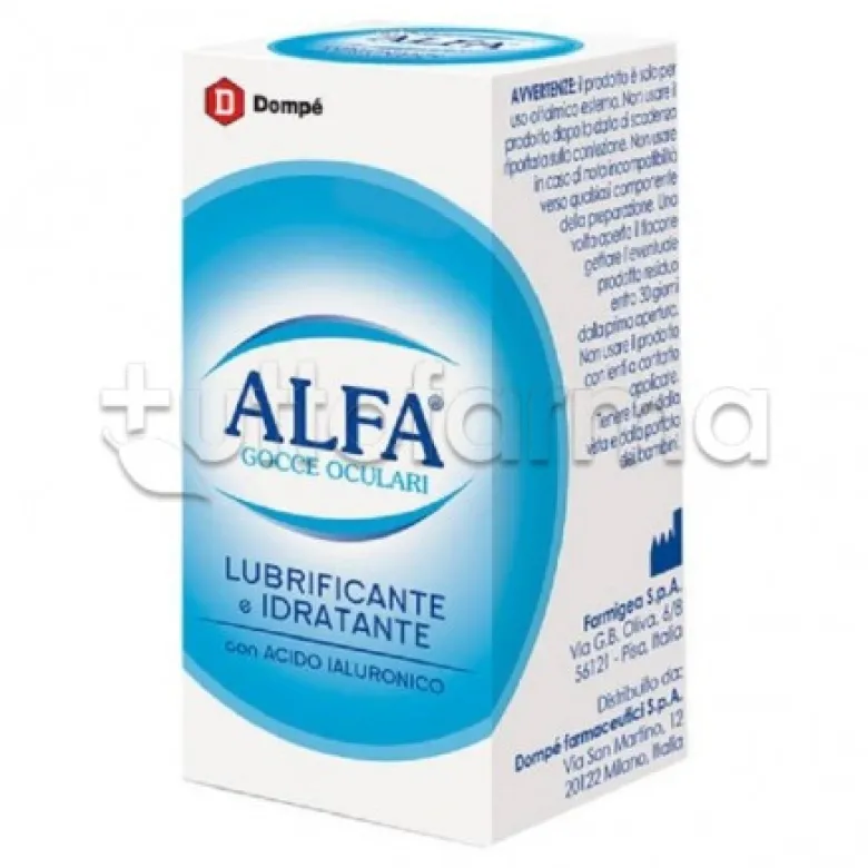 Alfa Collirio Lubrificante Per Occhi Secchi 10ml