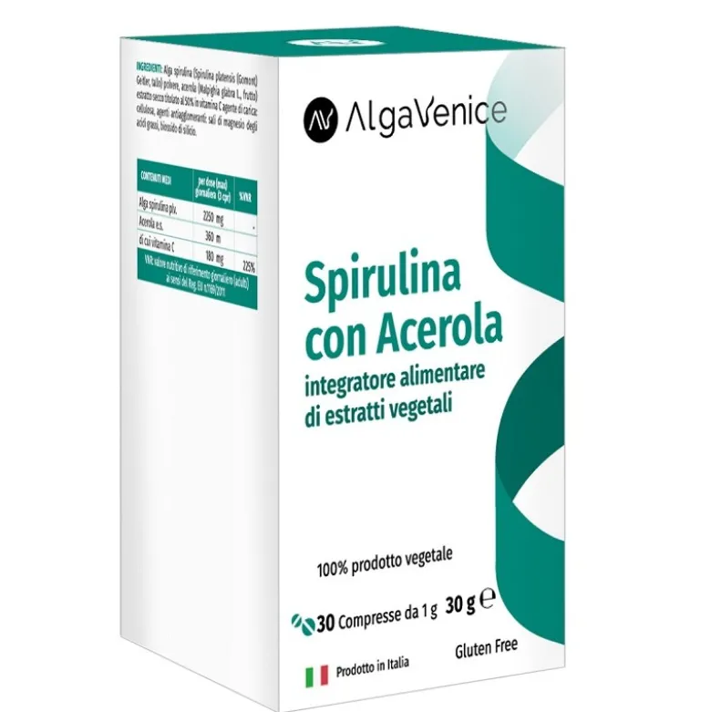 Algavenice Spirulina Acerola 45 Compresse