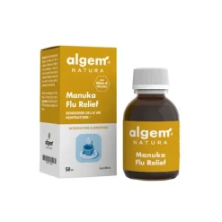 Algem Manuka Flu Relief Integratore Vie Respiratorie 50 ml