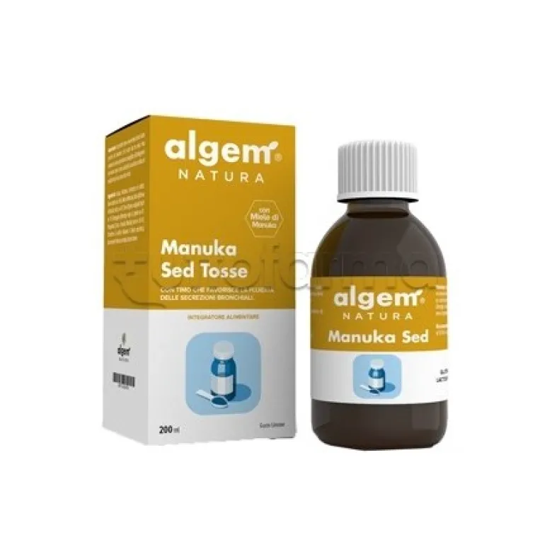 Algem Manuka Sed Sciroppo per Vie Respiratorie 200 ml
