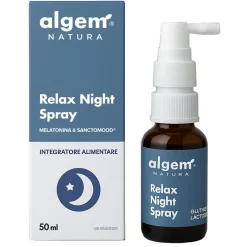 Algem Natura Relax Night Spray Melatonina per il Sonno 50 ml