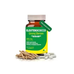 Algilife Eleuterococco 500mg Integratore Tonico Adattogeno per Energia e Memoria 60 Capsule