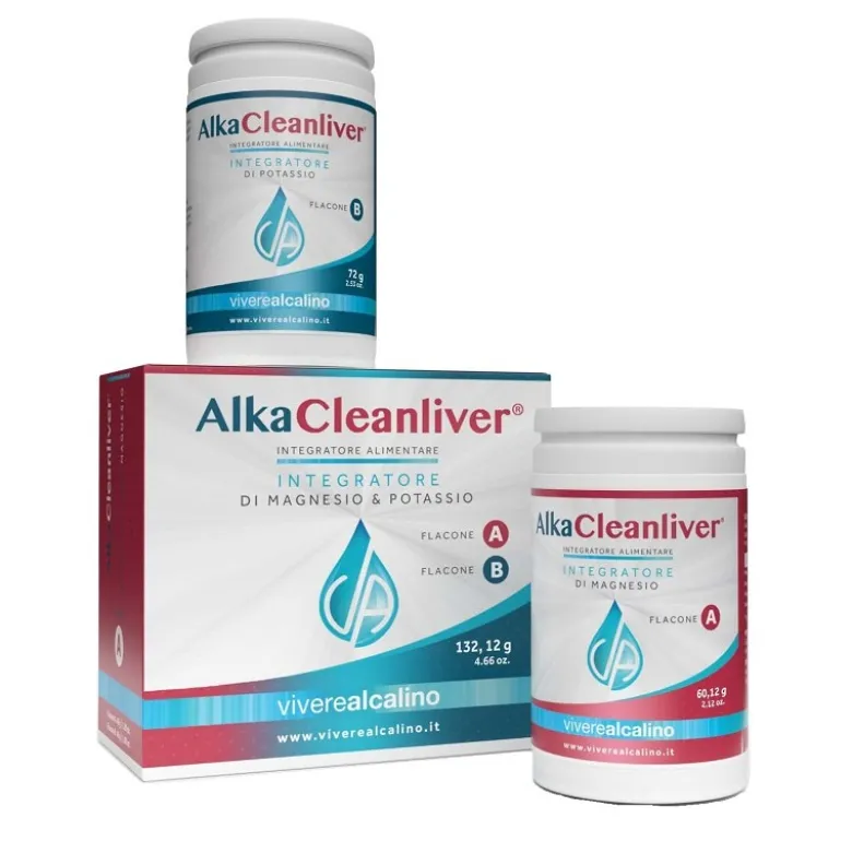 Alkacleanliver Magnesio e Potassio 72 Capsule