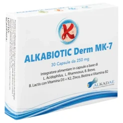 Alkadae Alkabiotic Derm Mk-7 integratore pelle e intestino 30 capsule