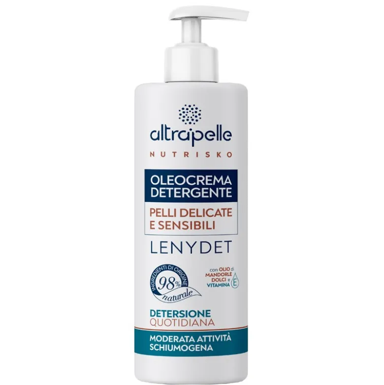 Altrapelle Nutrisko Lenydet Oleocrema Detergente per Pelle Secca e Sensibile Flacone 400 ml