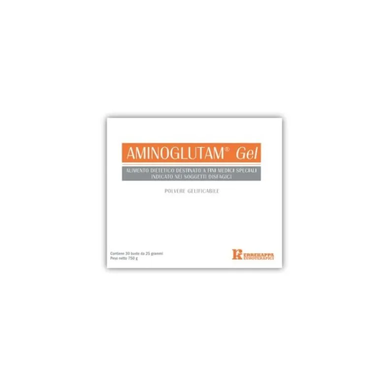 Aminoglutam Gel per Malnutrizione Proteica 750 g (30 Buste)