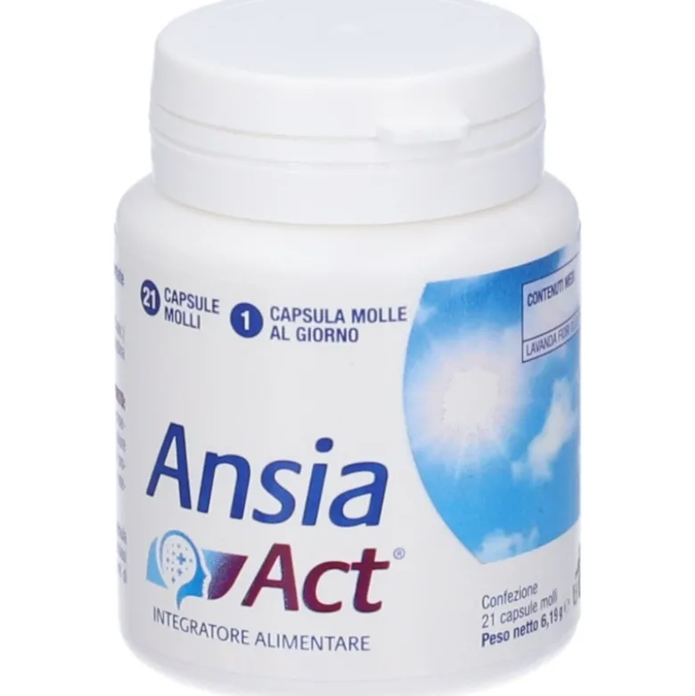 Ansia Act Integratore per Ansia e Insonnia 21 Capsule