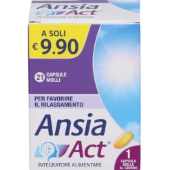 Ansia Act Integratore per Ansia e Insonnia 21 Capsule