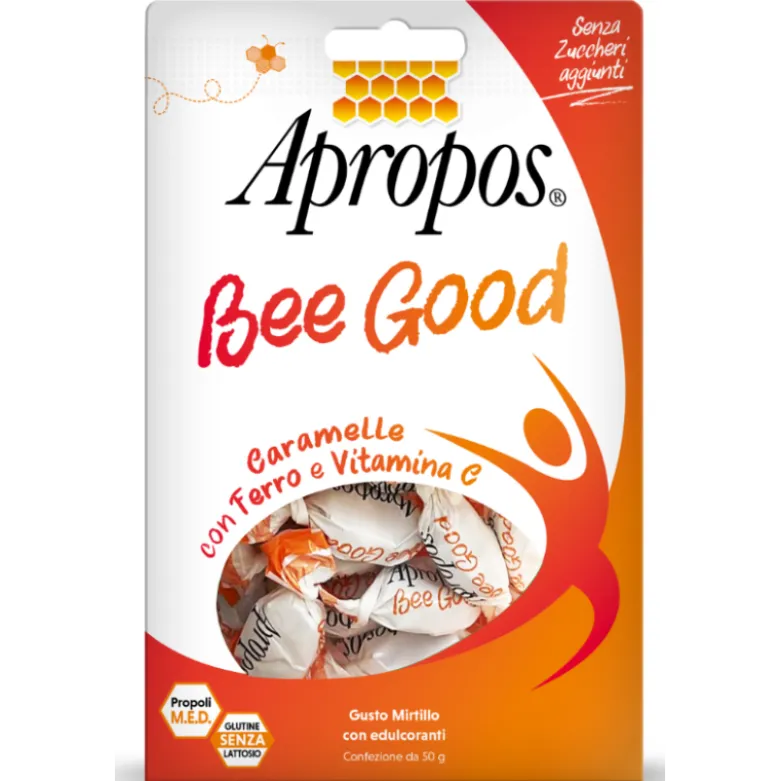 Apropos Bee Good Caramelle con Ferro e Vitamina C 50g