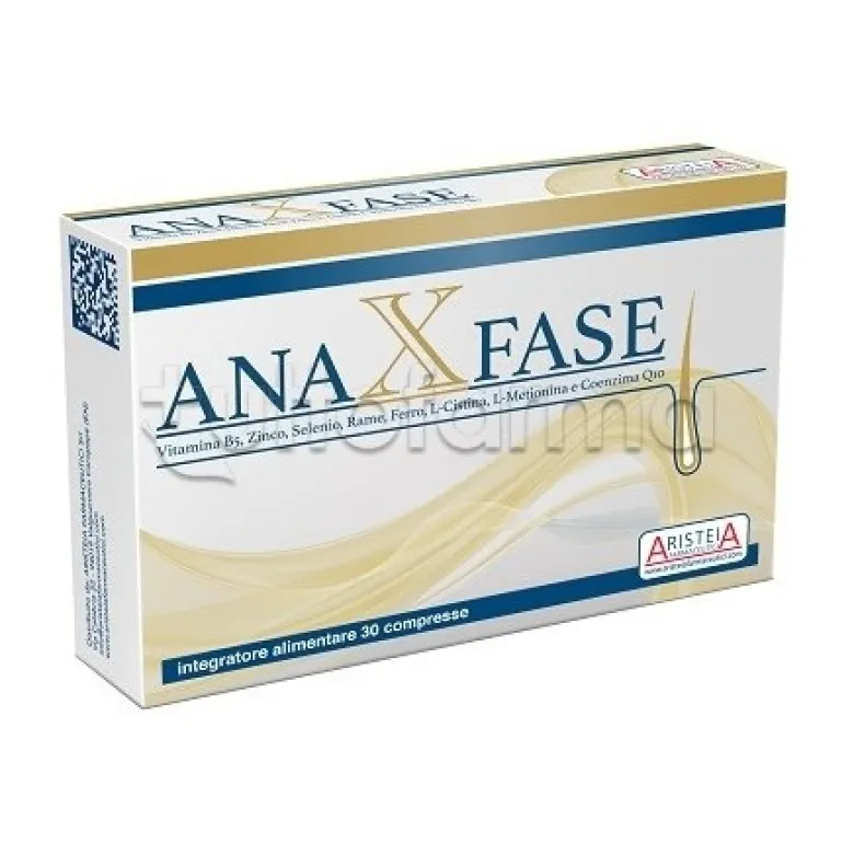 Aristeia Farmaceutici Anaxfase Integratore Anticaduta Capelli 30 Compresse