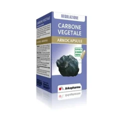 Arkocapsule Carbone Vegetale Integratore contro Gas e Gonfiore 45 Capsule