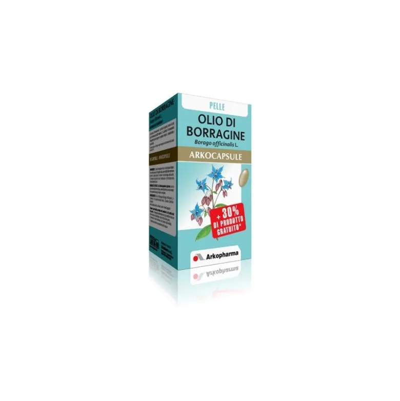 Arkocapsule Olio di Borragine Integratore per la Pelle 60 Perle