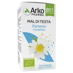 Arkocapsule Partenio Bio per Mal di Testa e Benessere Articolare 45 Capsule Vegetali