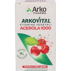 Arkopharma Acerola Vitamina C 30 Compresse Masticabili
