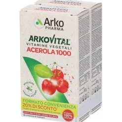 Arkovital Acerola 1000 Vitamina C Formato Famiglia 60 Compresse