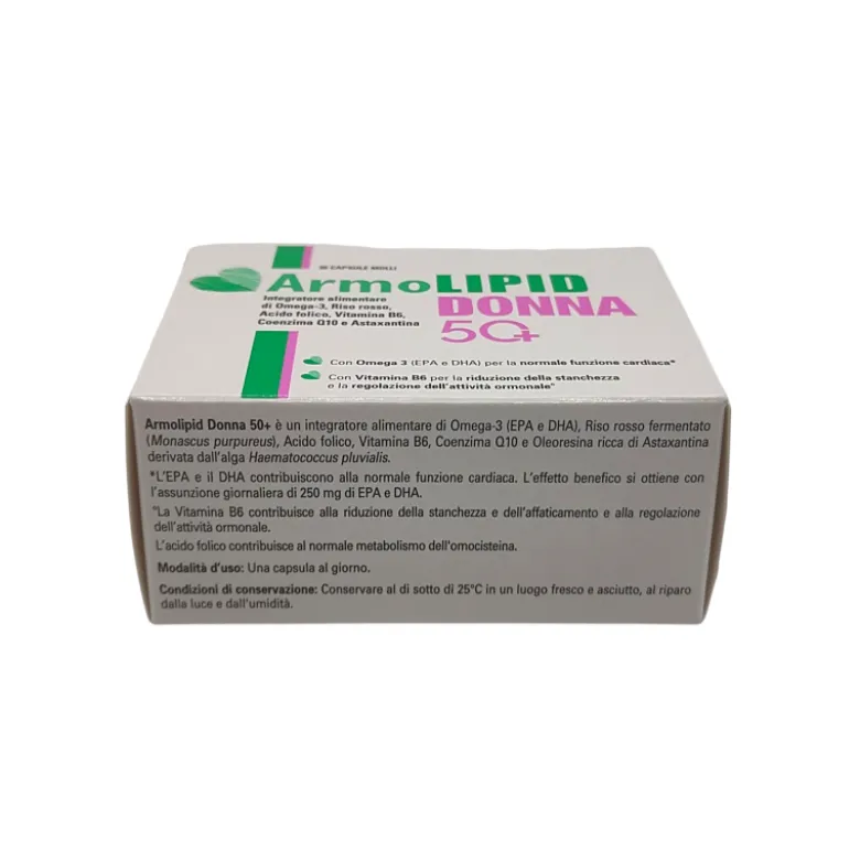 ArmoLipid Donna 50+ Integratore per Colesterolo e Benessere Cardiovascolare 30 Capsule