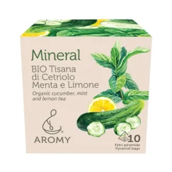 Aromy Mineral Bio Tisana Cetriolo Menta e Limone 10 Filtri