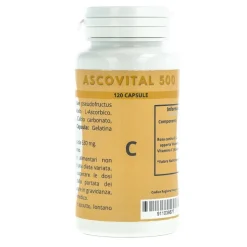 Ascovital 500 Integratore Vitamina C Rosa Canina 120 Capsule