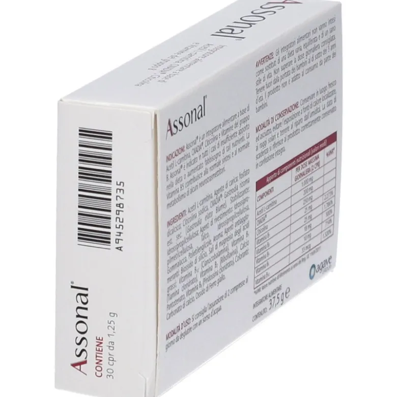 Assonal Integratore per Sistema Nervoso 30 Compresse