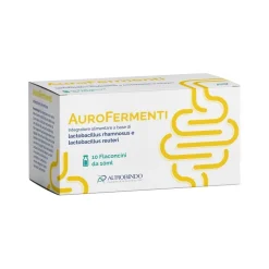 Aurofermenti integratore fermenti lattici per benessere intestinale 10 flaconcini da 10 ml