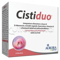 Aurora Biofarma Cistiduo Integratore per le Vie Urinarie 14 Bustine