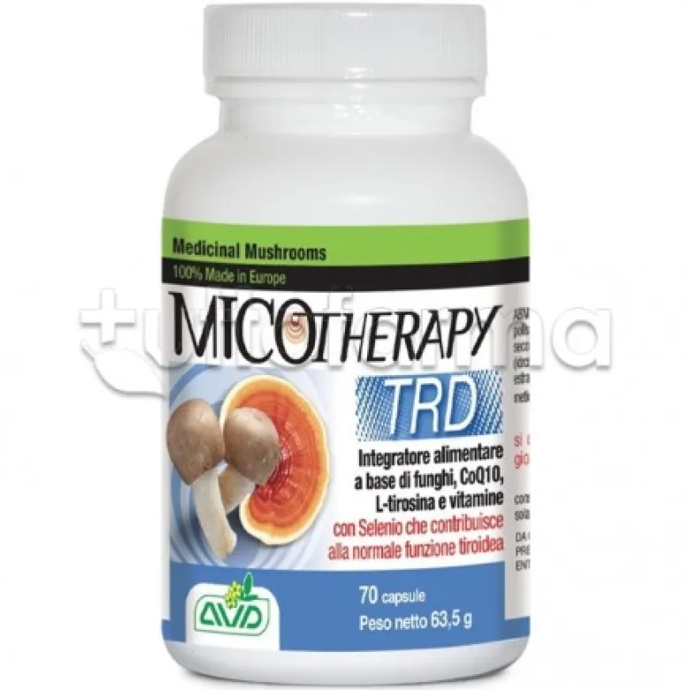 AVD Micotherapy TRD Integratore per la Tiroide 70 Capsule