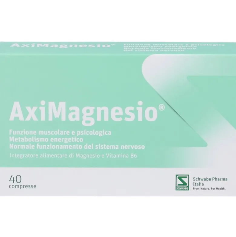 Aximagnesio Integratore con Magnesio 40 Compresse