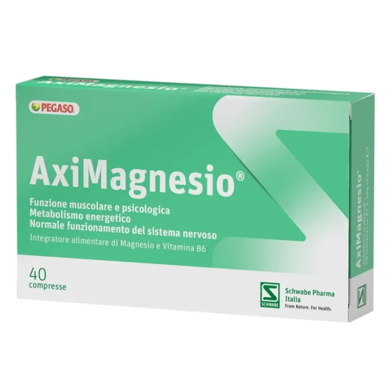 Aximagnesio Integratore con Magnesio 40 Compresse