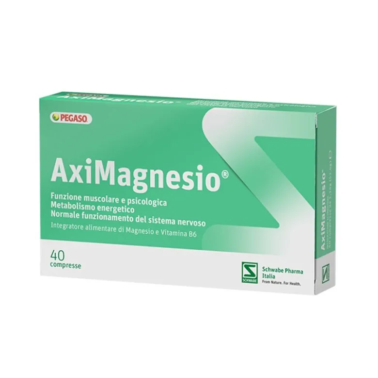 Aximagnesio Integratore con Magnesio 40 Compresse