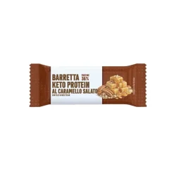 Barretta proteica caramello salato Snack proteico a basso contenuto di zuccheri 50 g