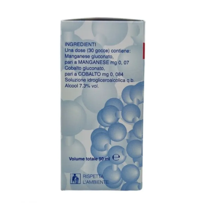 Bauer Oligobauer Manganese Cobalto Gocce Flacone 50 ml