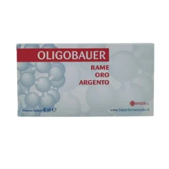 Bauer Oligobauer Oligoelementi Rame Oro Argento 20 Fiale