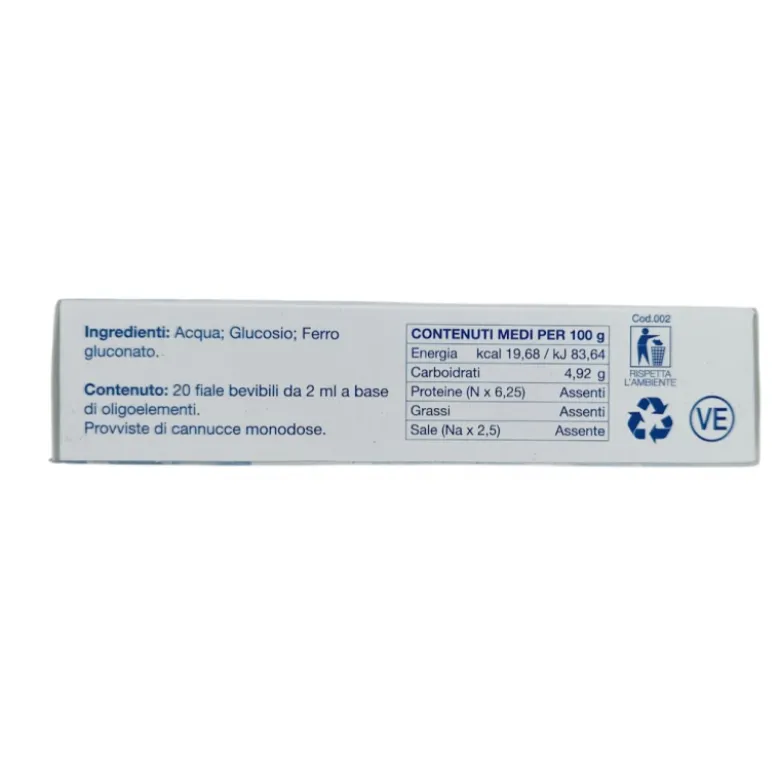 Bauer Oligobauer Oligoelementi Ferro 20 Fiale