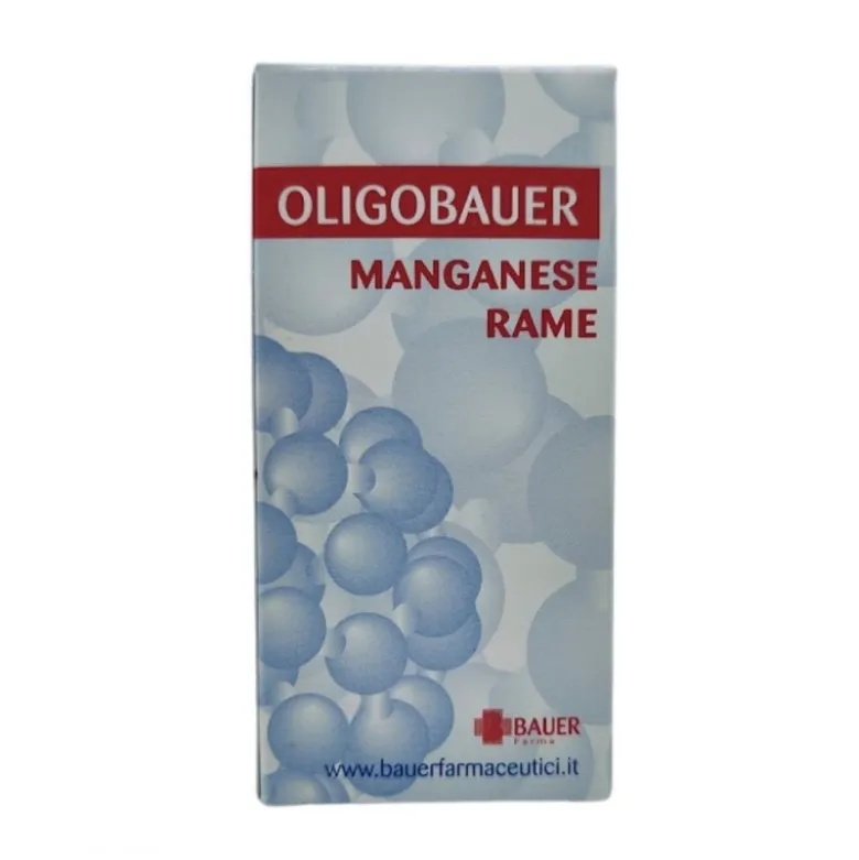 Bauer Oligobauer Oligoelementi Manganese Rame Flacone 50ml