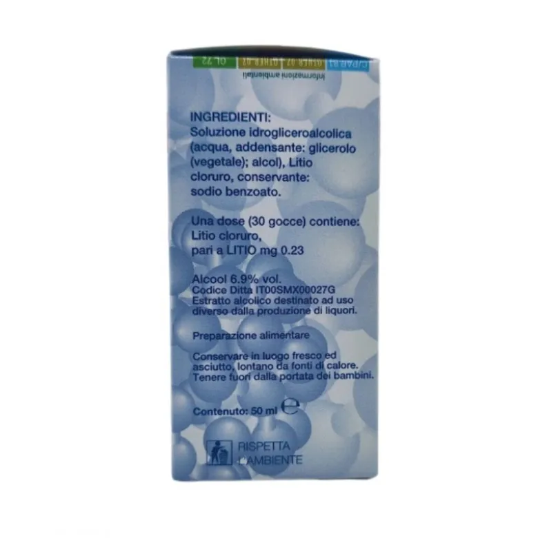 Bauer Oligobauer Oligoelementi Litio Flacone 50ml