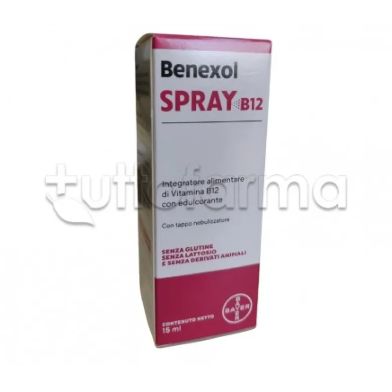 Benexol Spray Integratore Vitamina B12 Alto Dosaggio Flacone 15ml